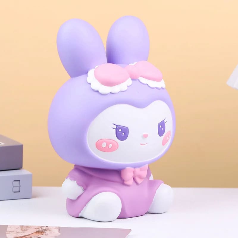 tirelire lapin bébé fille