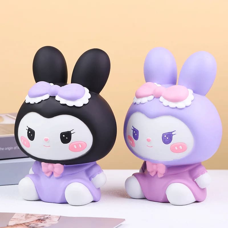 tirelire bébé fille lapin