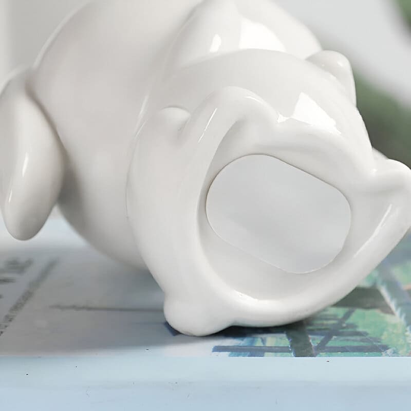 tirelire lapin céramique