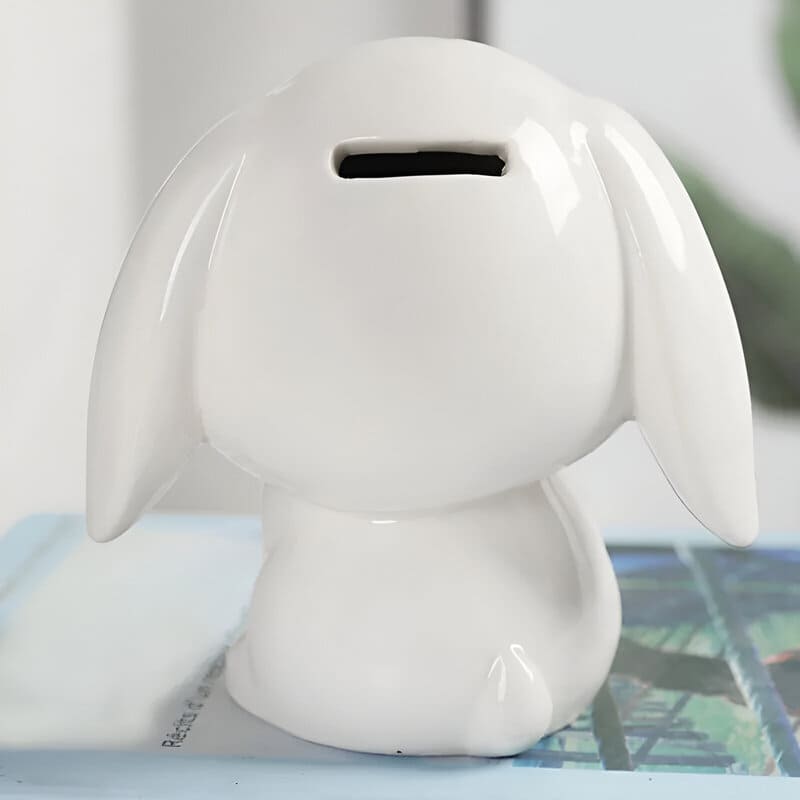 tirelire lapin céramique