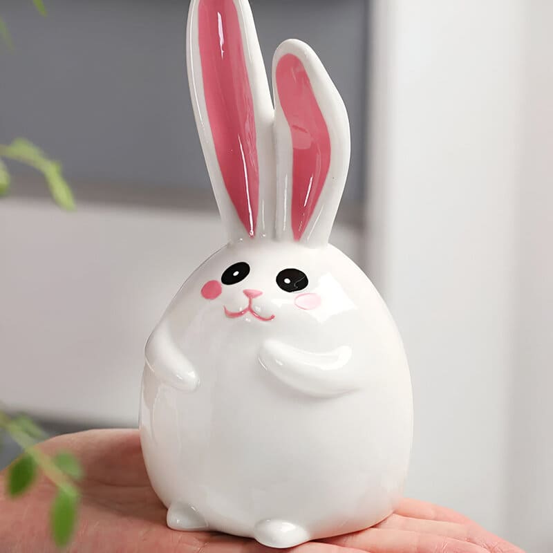 tirelire lapin en ceramique