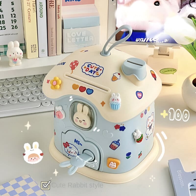 tirelire lapin personnalisé pour garçon