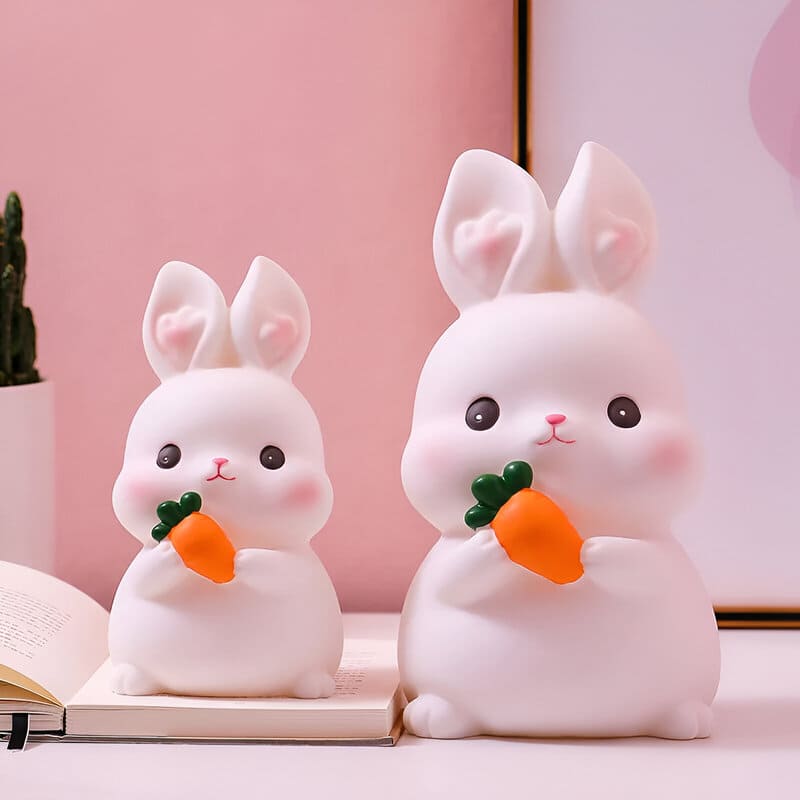 tirelire lapin rose