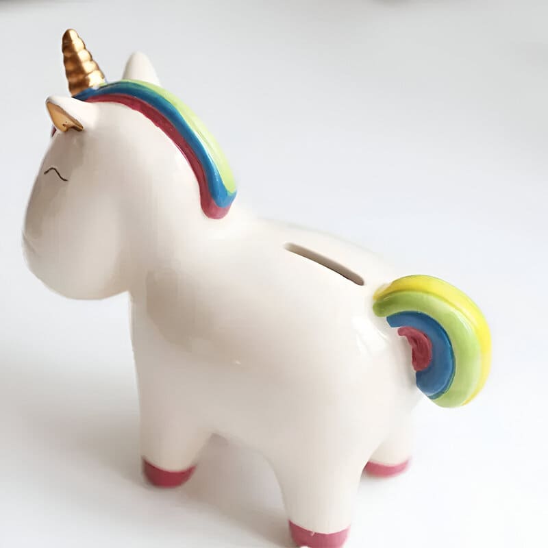 tirelire licorne a peindre
