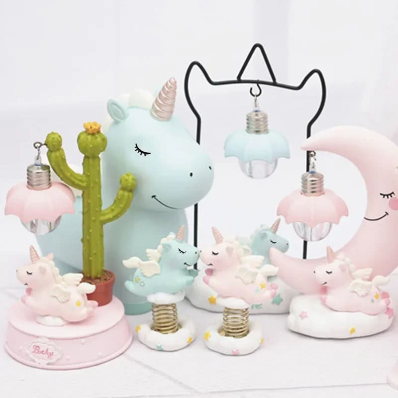 tirelire licorne bébé rose