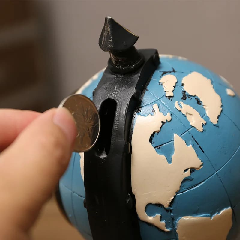 tirelire mappemonde