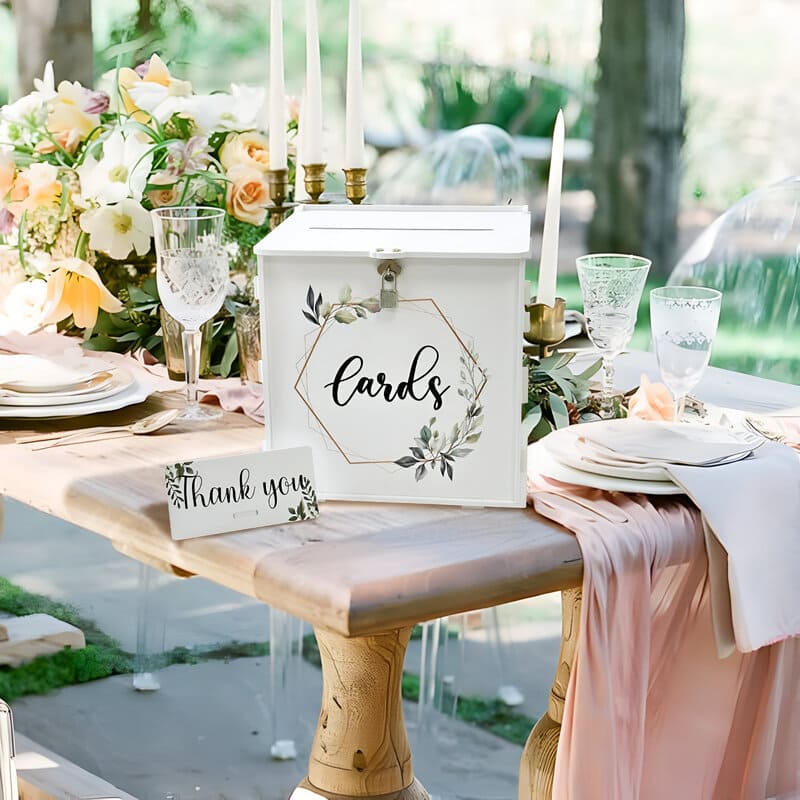 tirelire champetre pour mariage