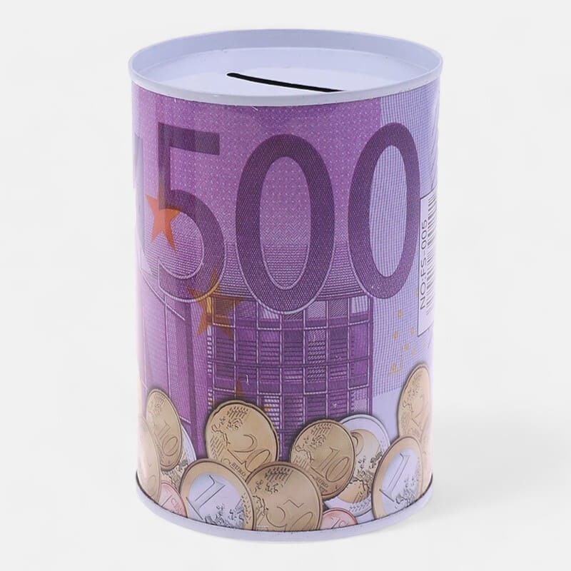 tirelire métal 500 euros