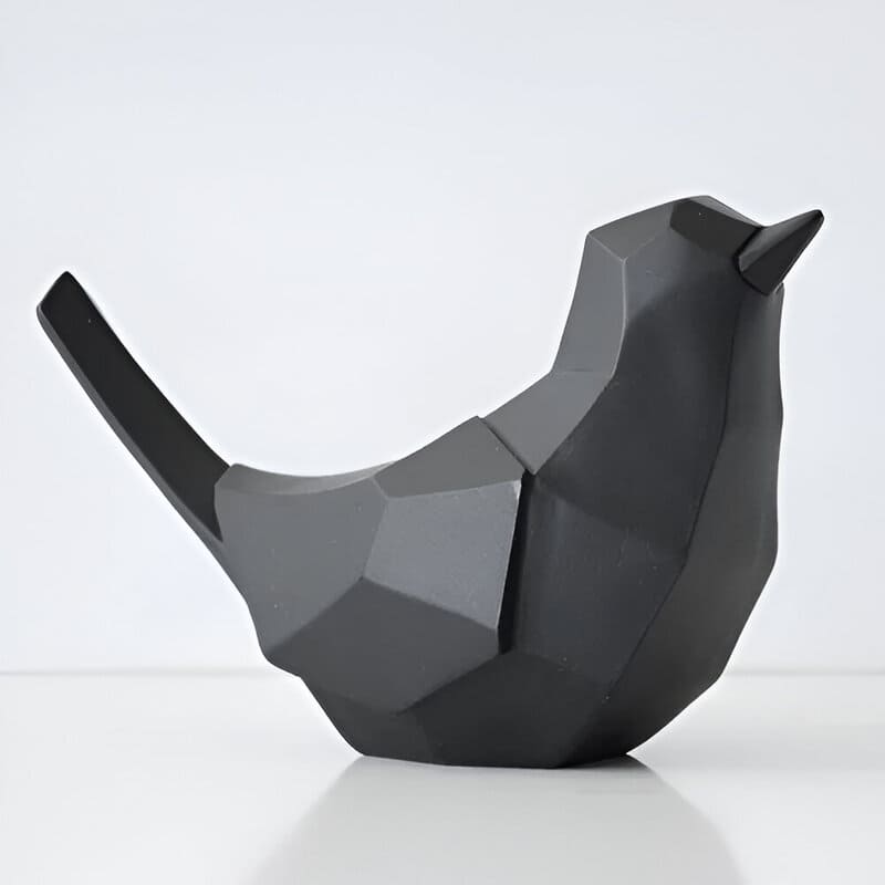 tirelire oiseau noir
