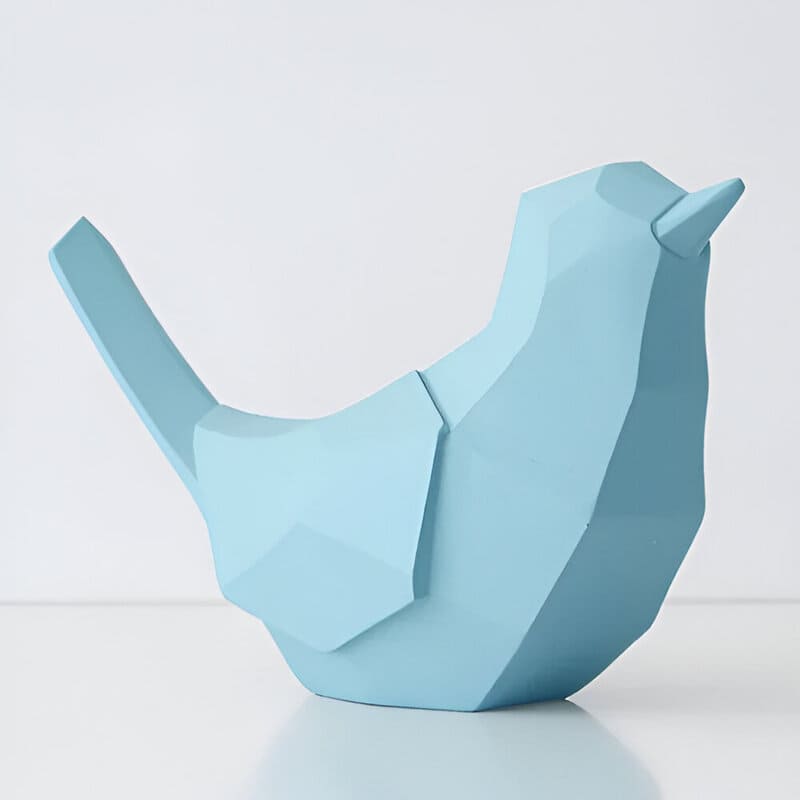 tirelire oiseau bleu