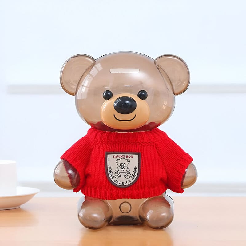 tirelire enfant ourson