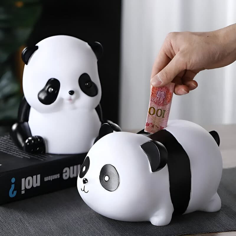 tirelire panda gourmand