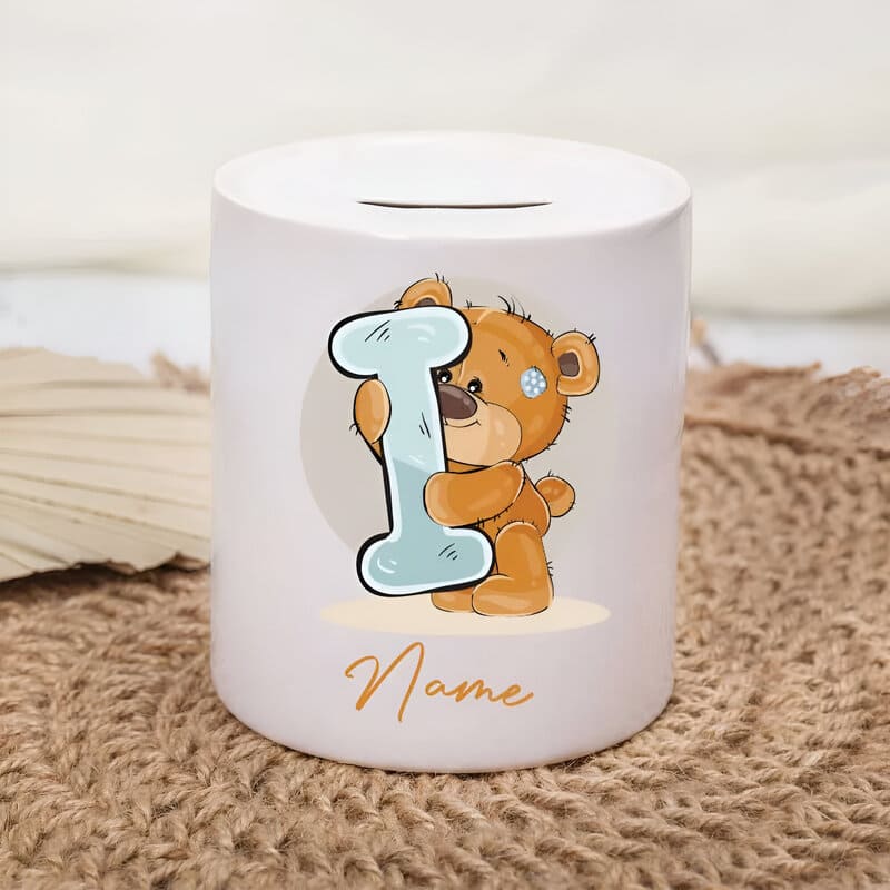 tirelire personnalisee avec prenom lettre I