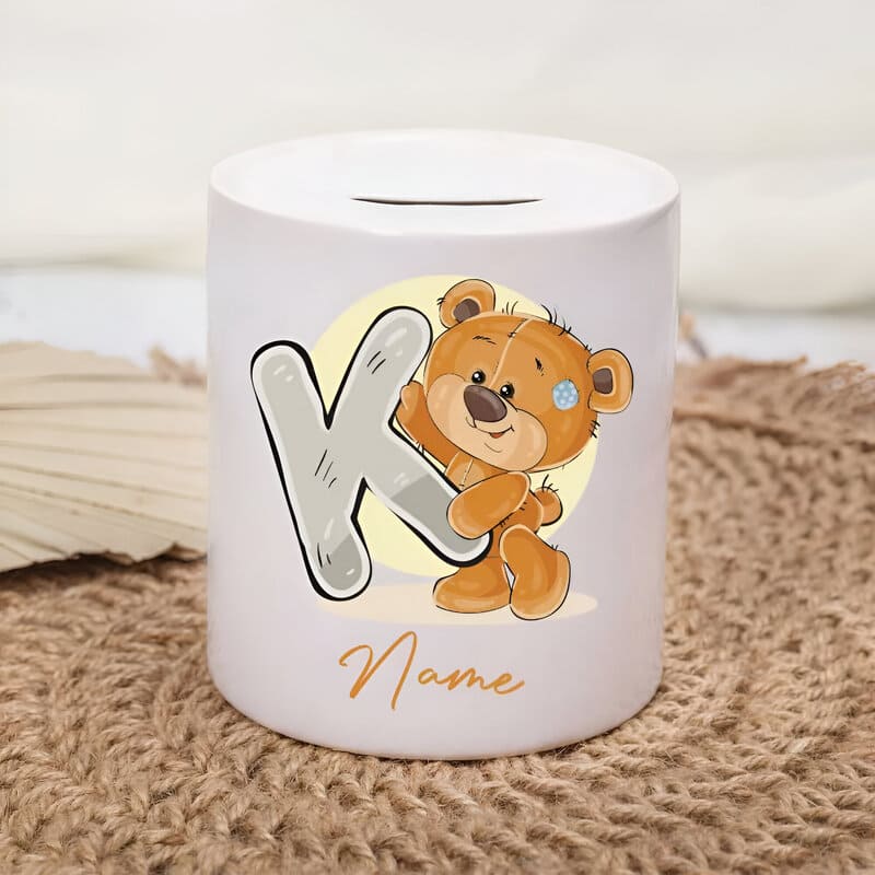 tirelire personnalisee avec prenom lettre K