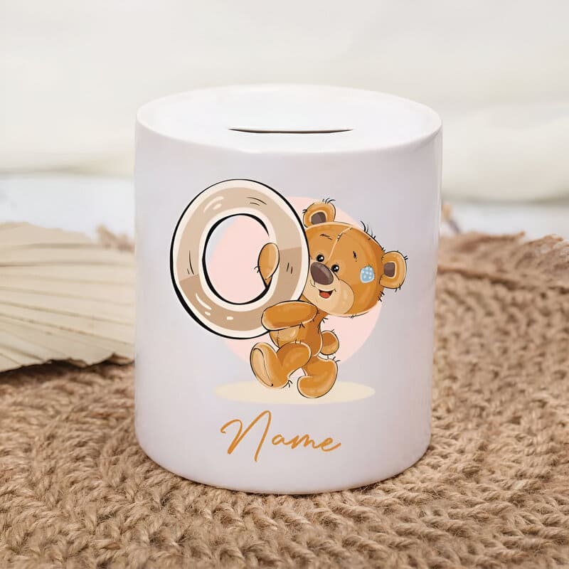 tirelire personnalisee avec prenom lettre O