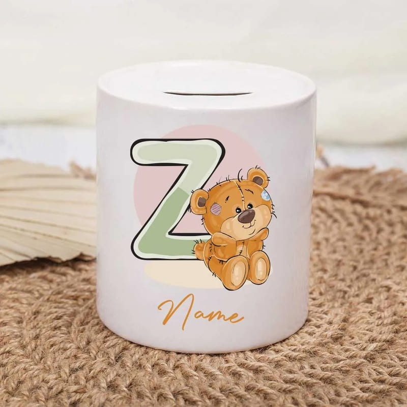 tirelire personnalisee avec prenom lettre Z