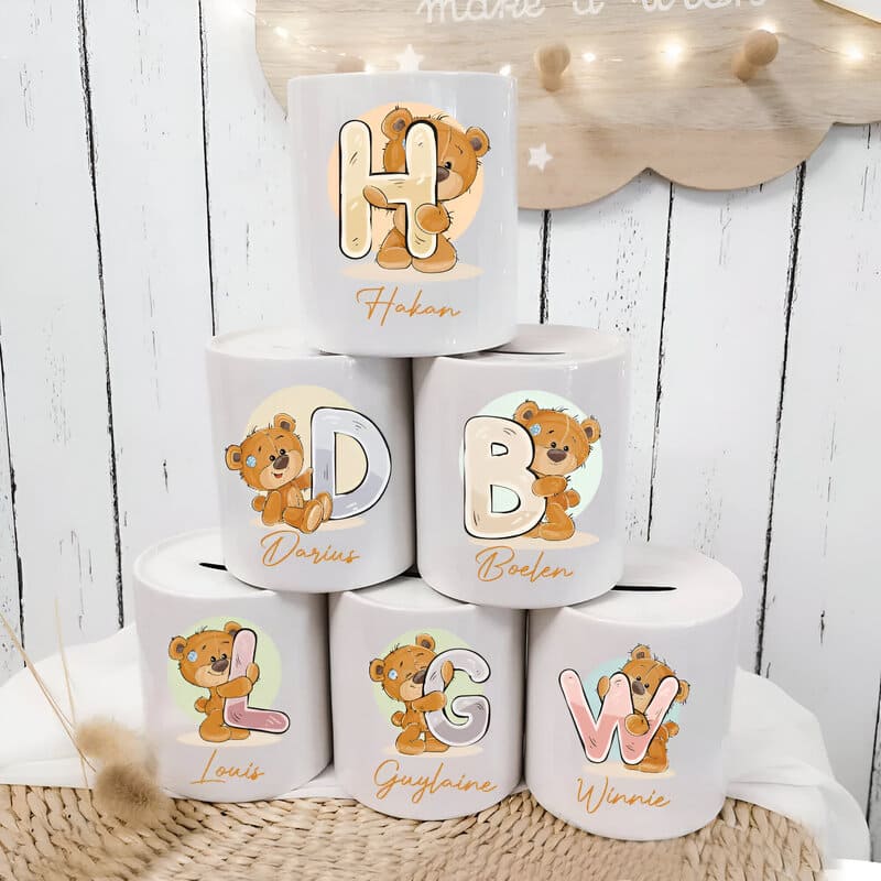 tirelire personnalisable prenom