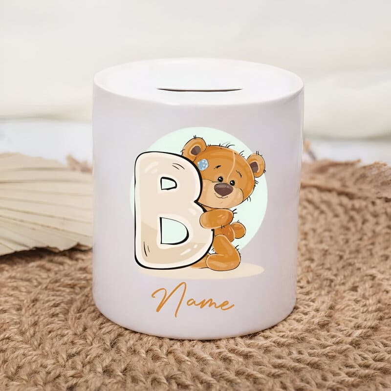 tirelire personnalisee avec prenom lettre B