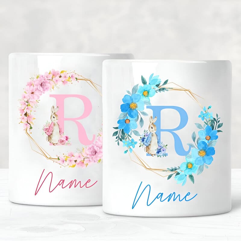 tirelire enfant personnalisée lettre R