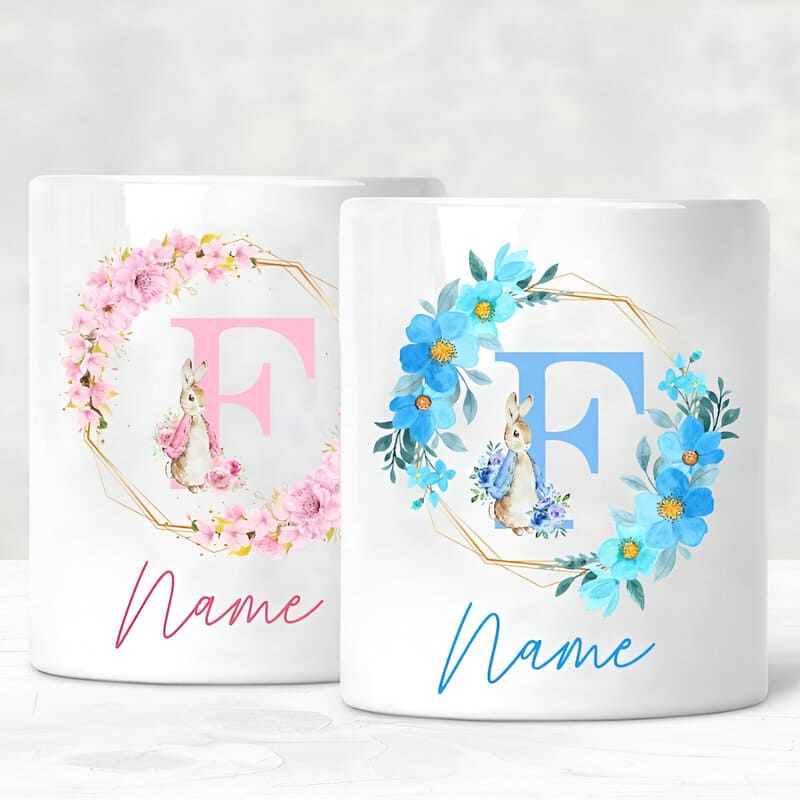 tirelire enfant personnalisée lettre F