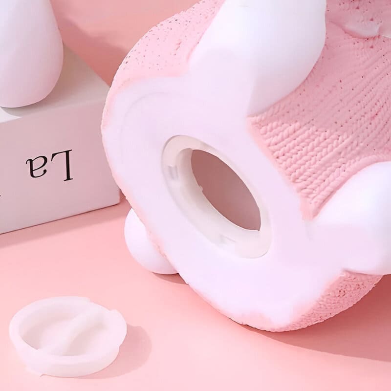 tirelire rose bébé fille