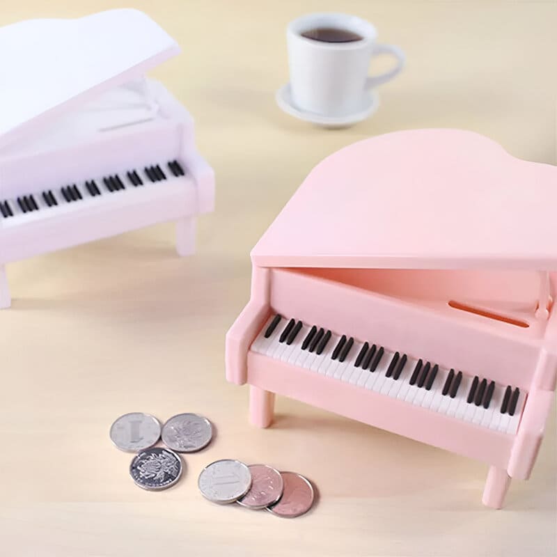 tirelire forme piano