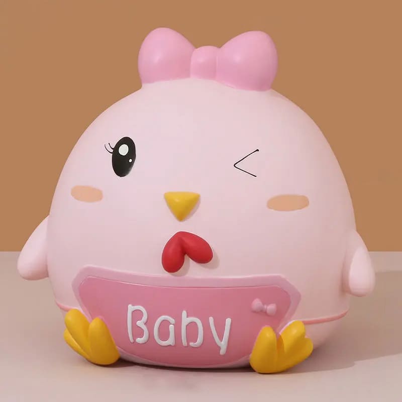 poule deco tirelire enfant