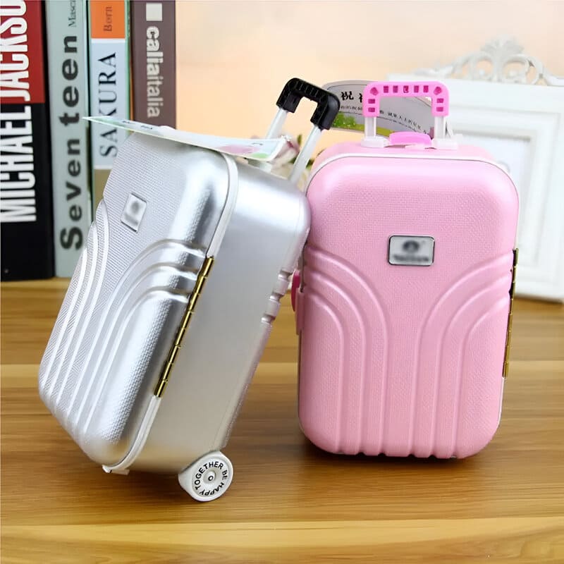valise voyage en tirelire