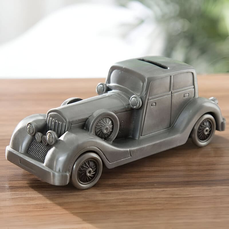 tirelire voiture style rétro