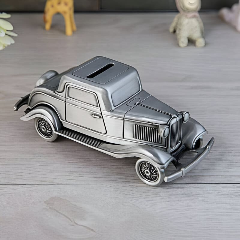 tirelire voiture ancienne métal