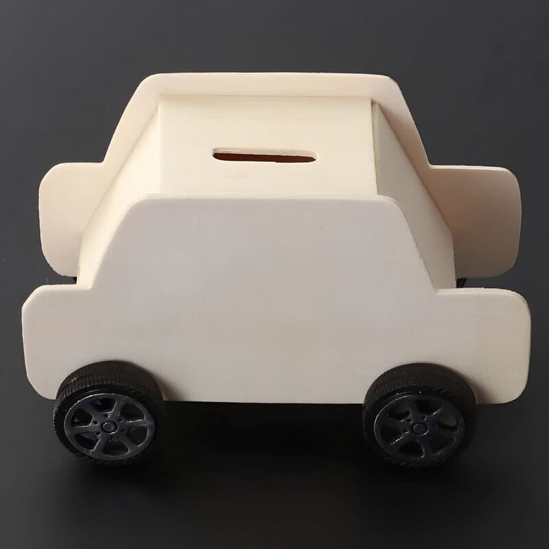tirelire voiture en bois à personnaliser