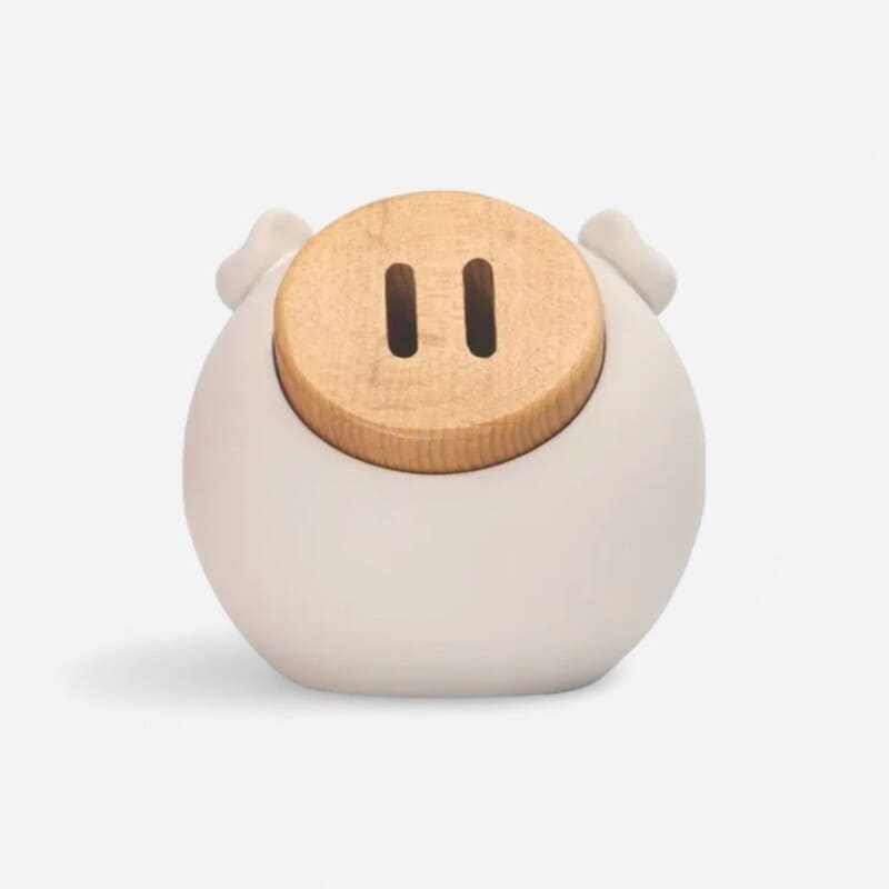 cochon tirelire mignon beige