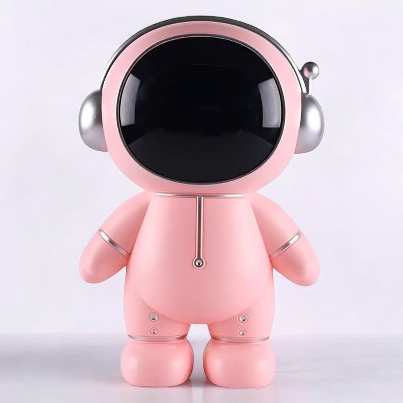 tirelire astronaute rose