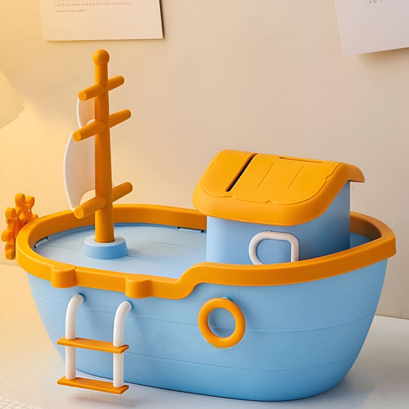 tirelire enfant bateau