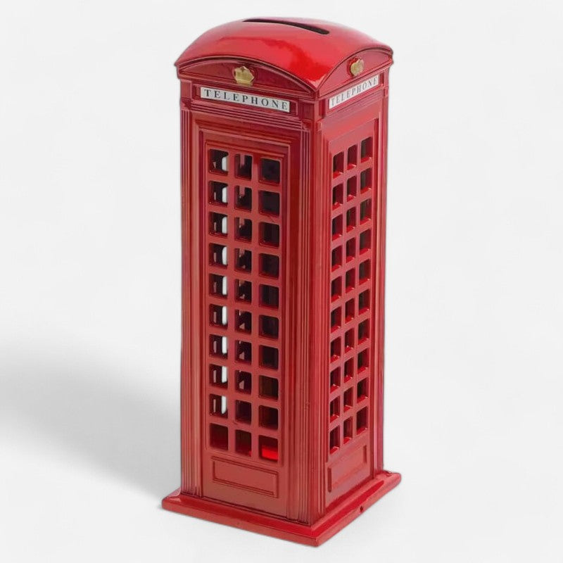 Tirelire boîte aux lettres London - Tirelire vintage en métal rouge Tirelire boîte aux lettres London - Tirelire vintage en métal rouge
