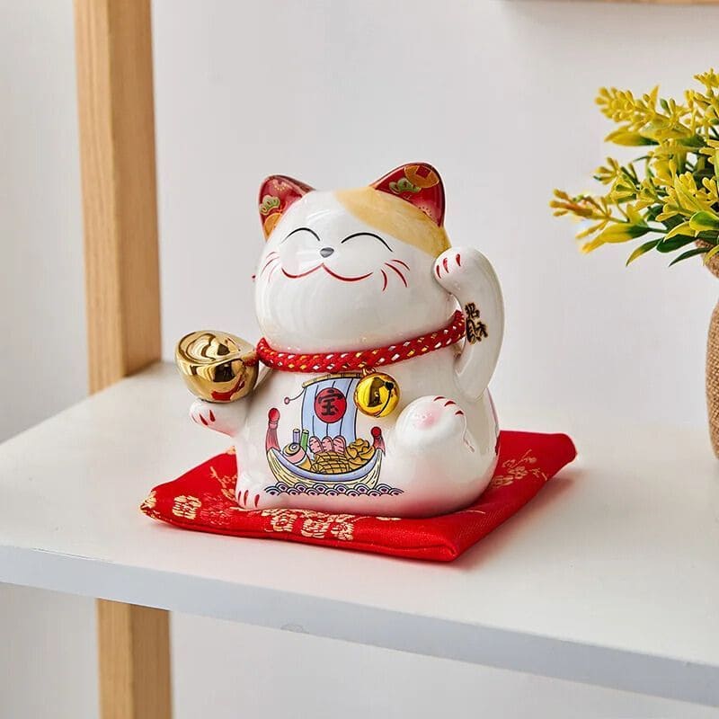 tirelire chat chinois