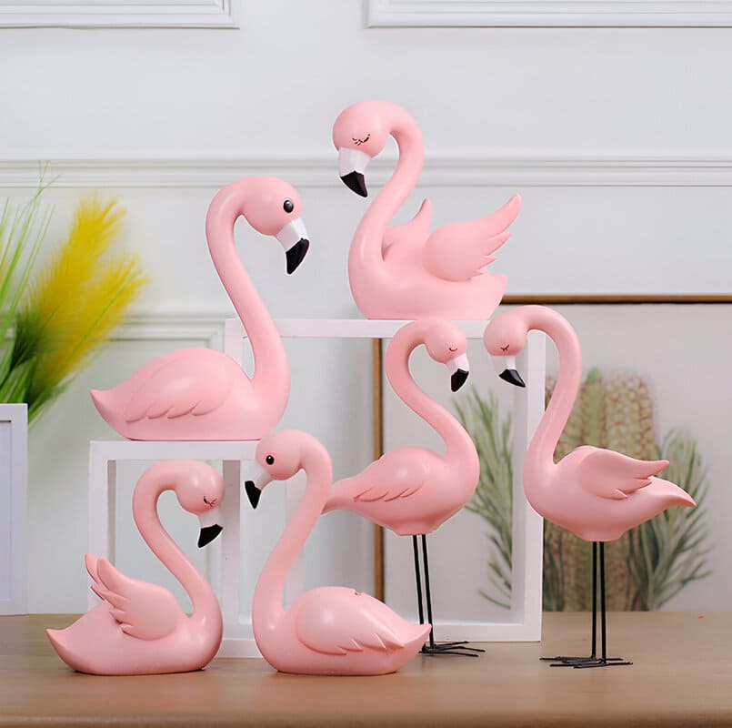 tirelire flamant rose