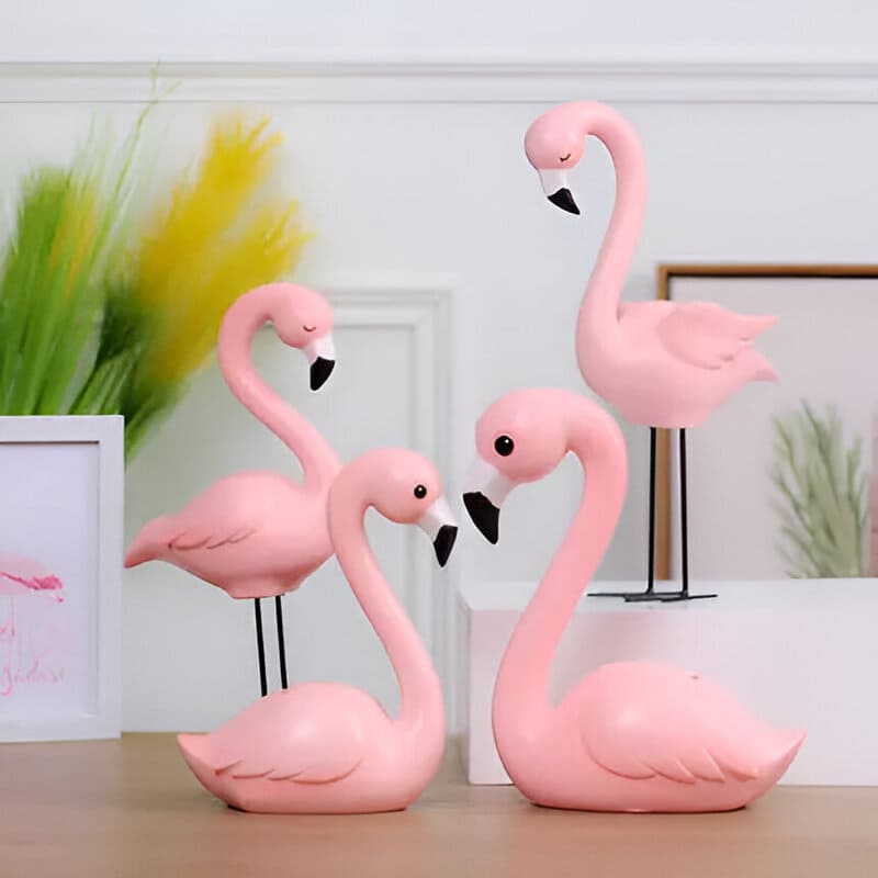 tirelire fille flamant rose