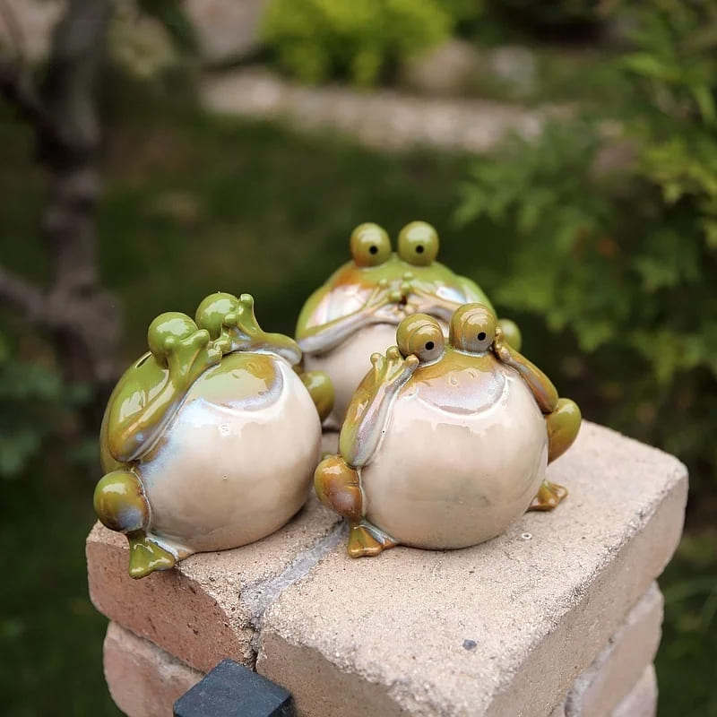 tirelire ceramique en forme de grenouille