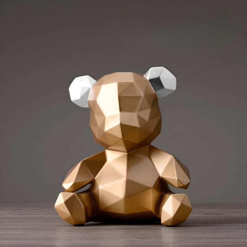 Widdop & Co. Bambino Tirelire en résine blanche – Ours en peluche avec étoiles dorées et argentées – Décoration de chambre d'enfant ou cadeau de naissance, baptême Widdop & Co. Bambino Tirelire en résine blanche – Ours en peluche avec étoiles dorées et argentées – Décoration de chambre d'enfant ou cadeau de naissance, baptême
