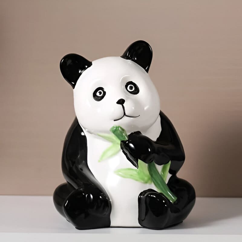 MC Trend Tirelire Panda En Céramique – Motif Adorable, Vernis Brillant, 10 X 15 X 10 Cm, Décoration & Épargne