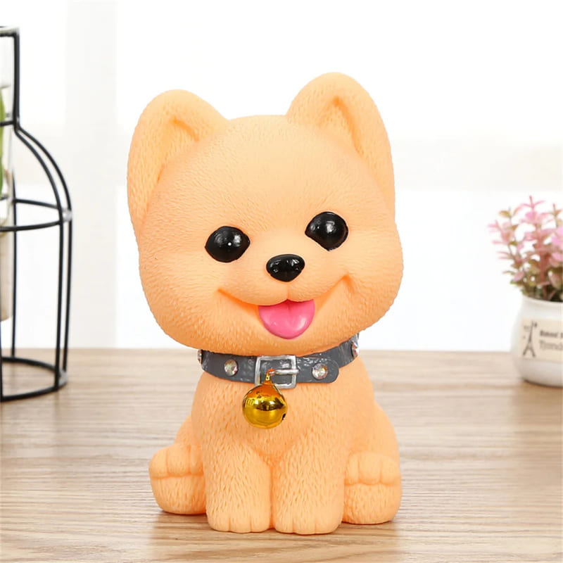 tirelire petit chien shiba