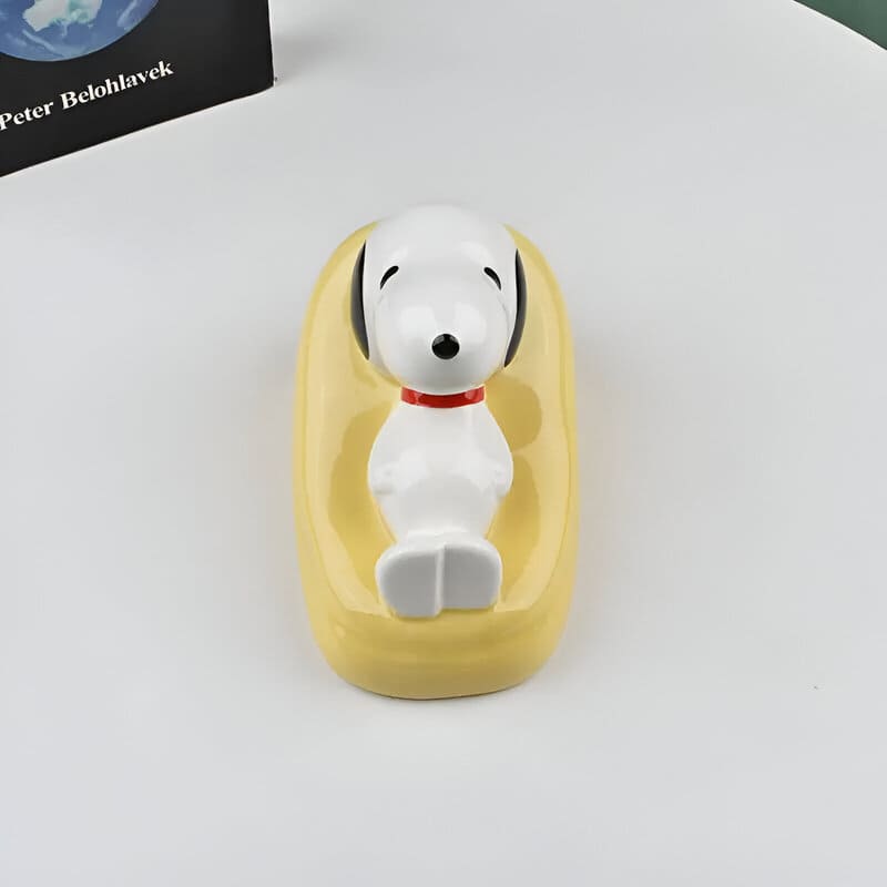 tirelire chien snoopy