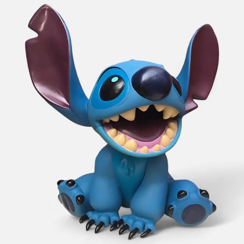 Tirelire Stitch En Peluche Avec Clin D'œil - Officiel Disney - 20 Cm - Cadeau Enfant Et Fan - Douce Et Câline